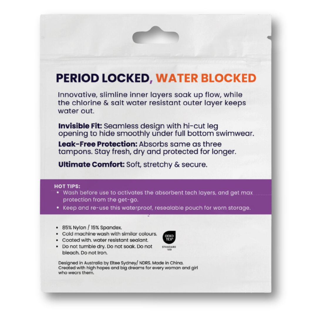 UnderSwim: Invisible Period Swimwear Undies Eltee Sydney #tag1#