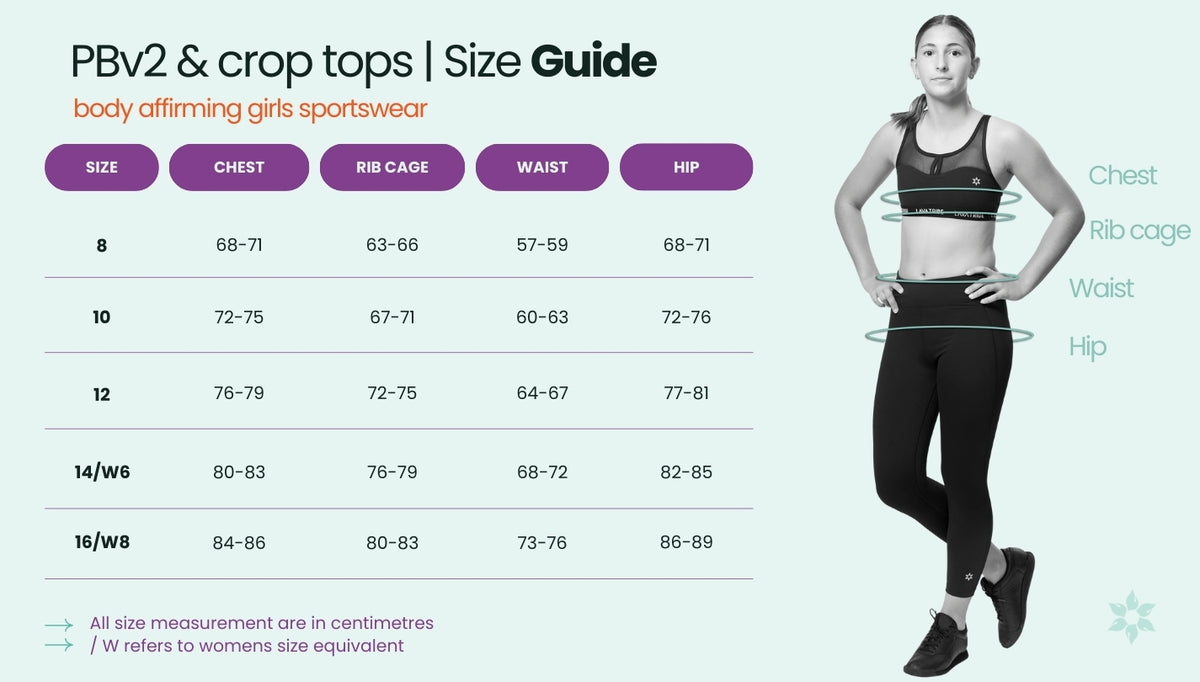 Size Charts Eltee Sydney Perfect Your Fit Eltee Sydney