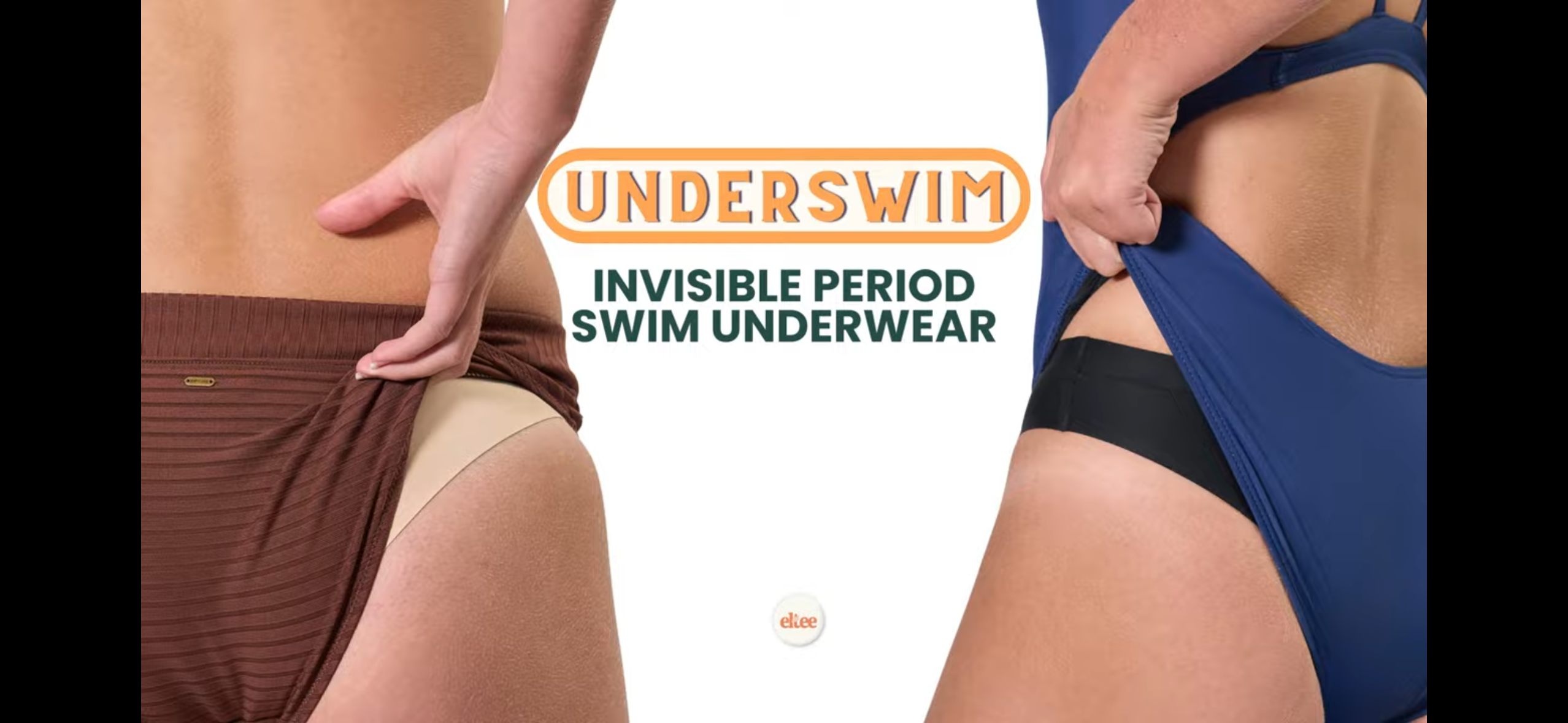 Load video: period swim underwear waterproof leakproof  demonstration eltee sydney