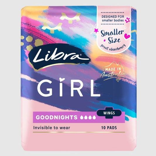 Libra Girl Overnight Pads - Eltee Sydney - 