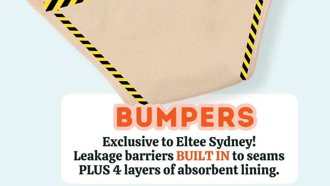 Period Underwear for Girls with Bumpers (Neutral) - Eltee Sydney - 