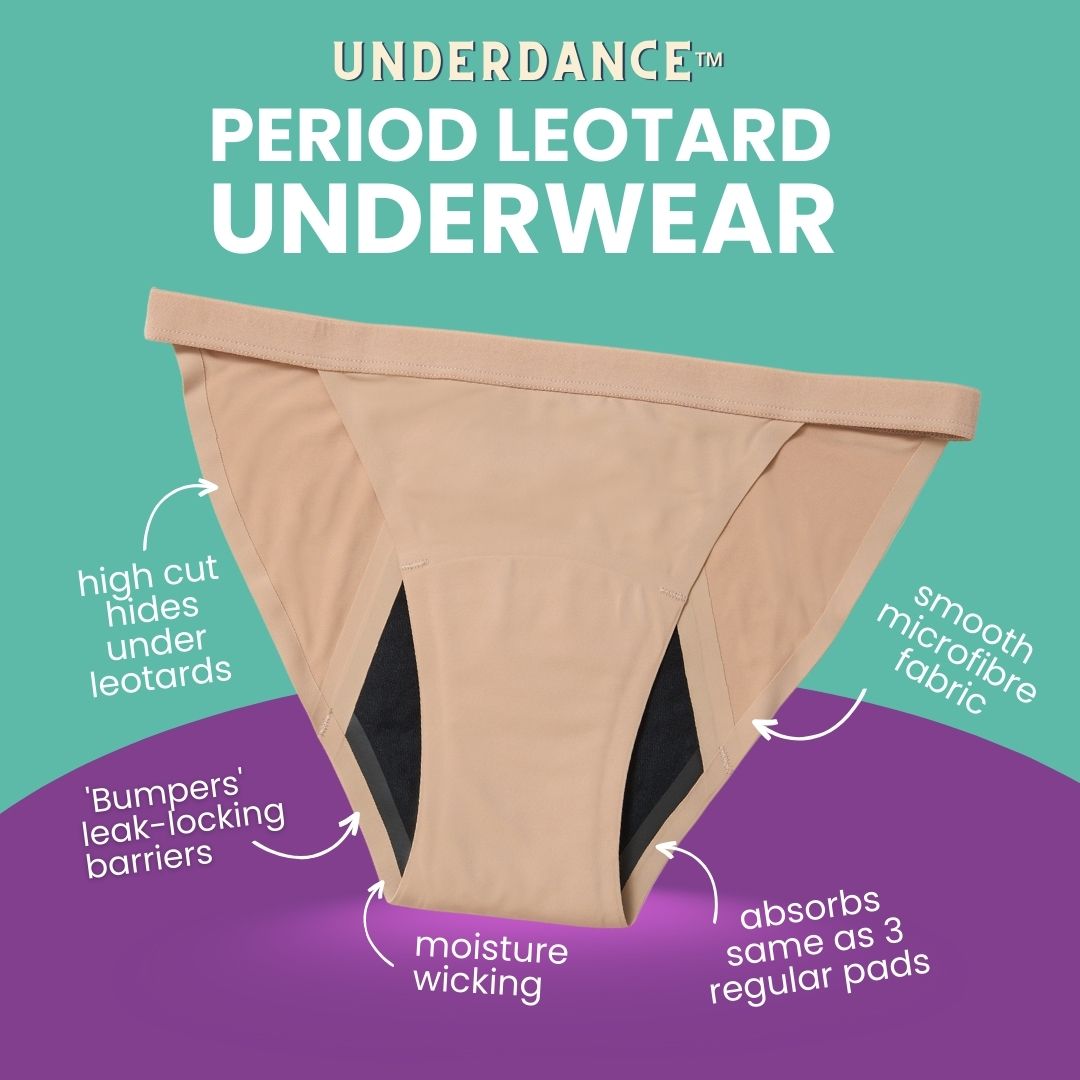 UnderDance: High-Cut Active Period Undies