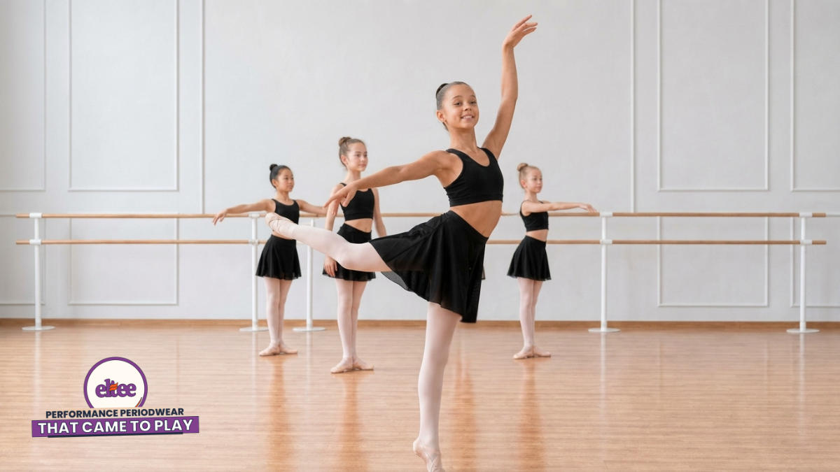 Young dancers in a studio